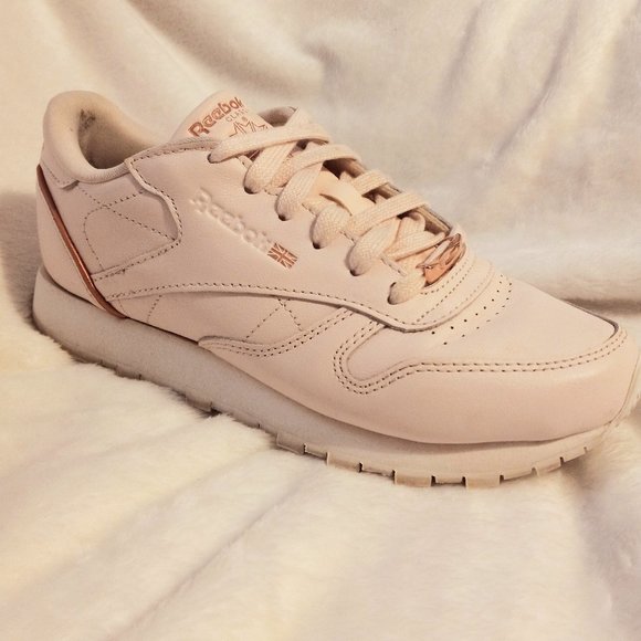 Women's Reebok Classic Rose Gold Royal Glide Running Sneakers - Picture 2 of 5